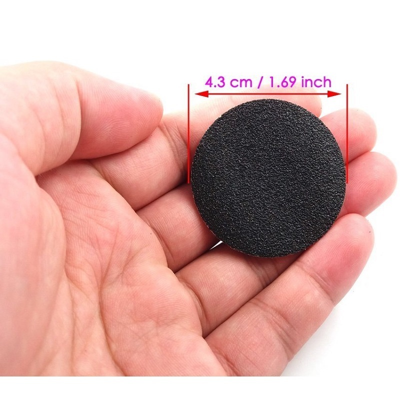 Direct Factory Supply 60pcs Replaceable Round  Disc Abrasive Sanding Sand Paper Foot Callus Remover