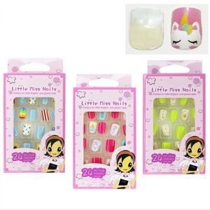 Non-Toxic & Odor Free Kids Artificial Nails Professional Children False Nails Comfortable Wholesale Press On Nails