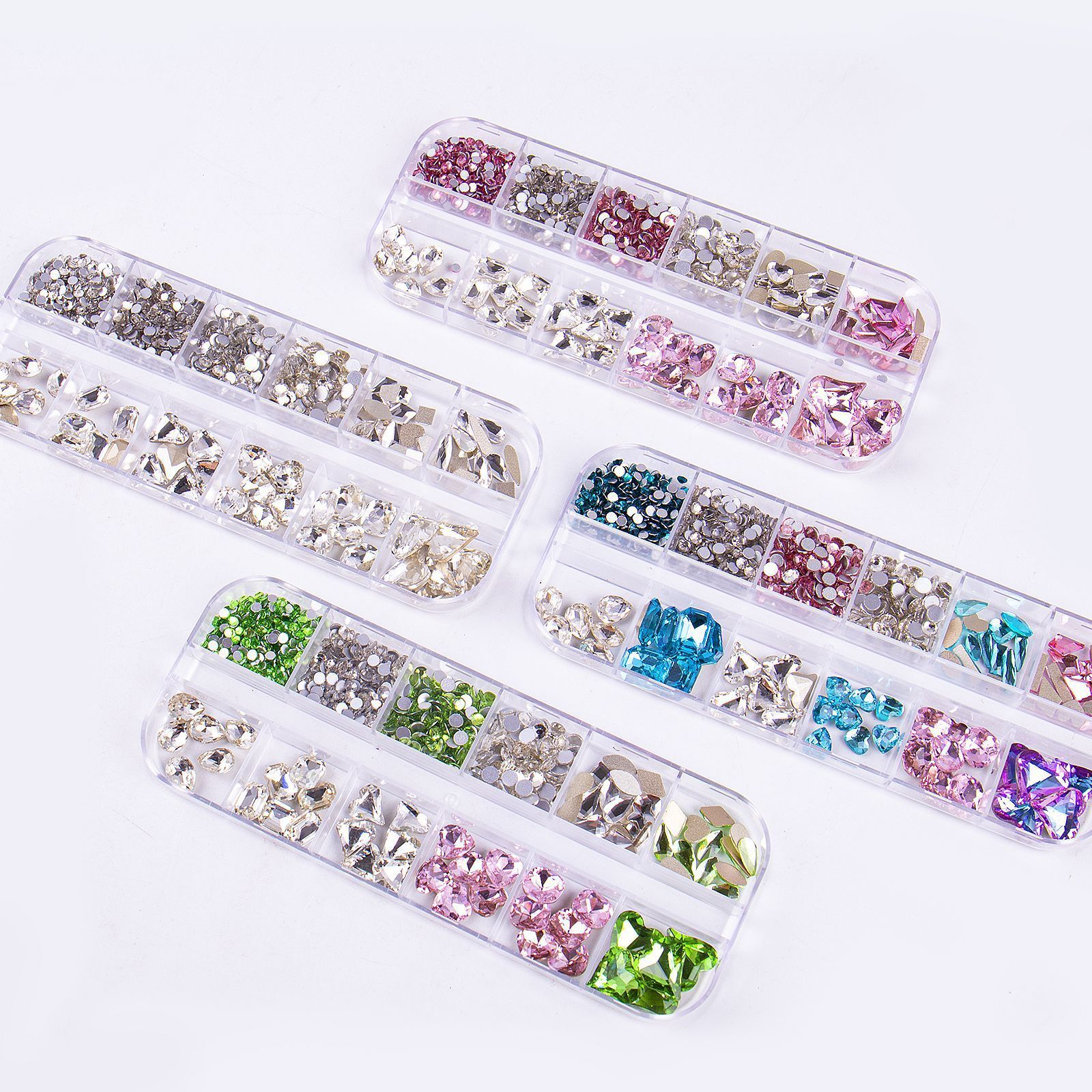 high quality glass swarovski crystals flat back for nails rhinestone stones