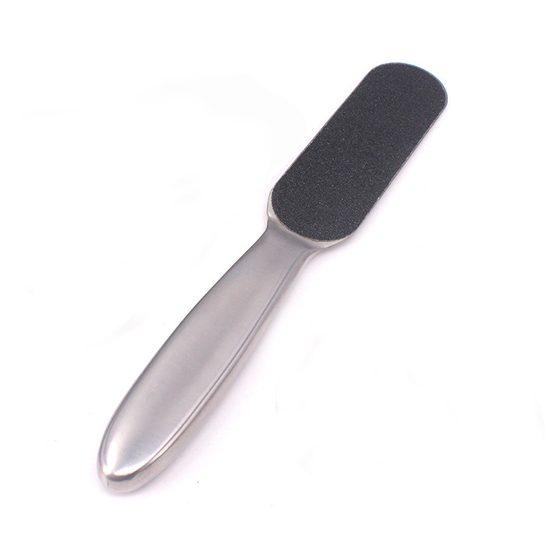 Reusable stainless steel double sided smooth foot file pad foot rasp file callus remover pedicur foot file