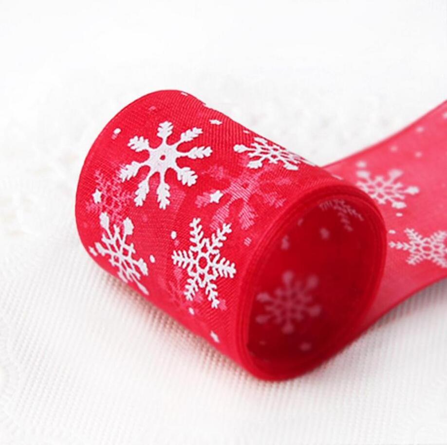 Customized printing christmas grosgrain ribbon