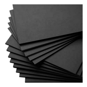 80-500gsm 550-1600gsm Uncoated Black Colored Board Paper Black Paper Factory