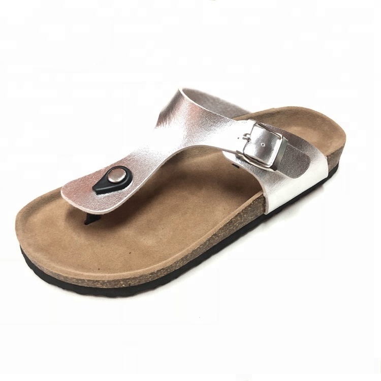 New Wholesale Summer Cork Outdoor Slippers For Women Ladies Thong Sandals Flipflops