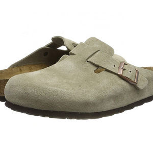 Prime Quality Men and Women Cow Suede Cork Clogs, Comfort Custom Indoor Outdoor Leather Mules