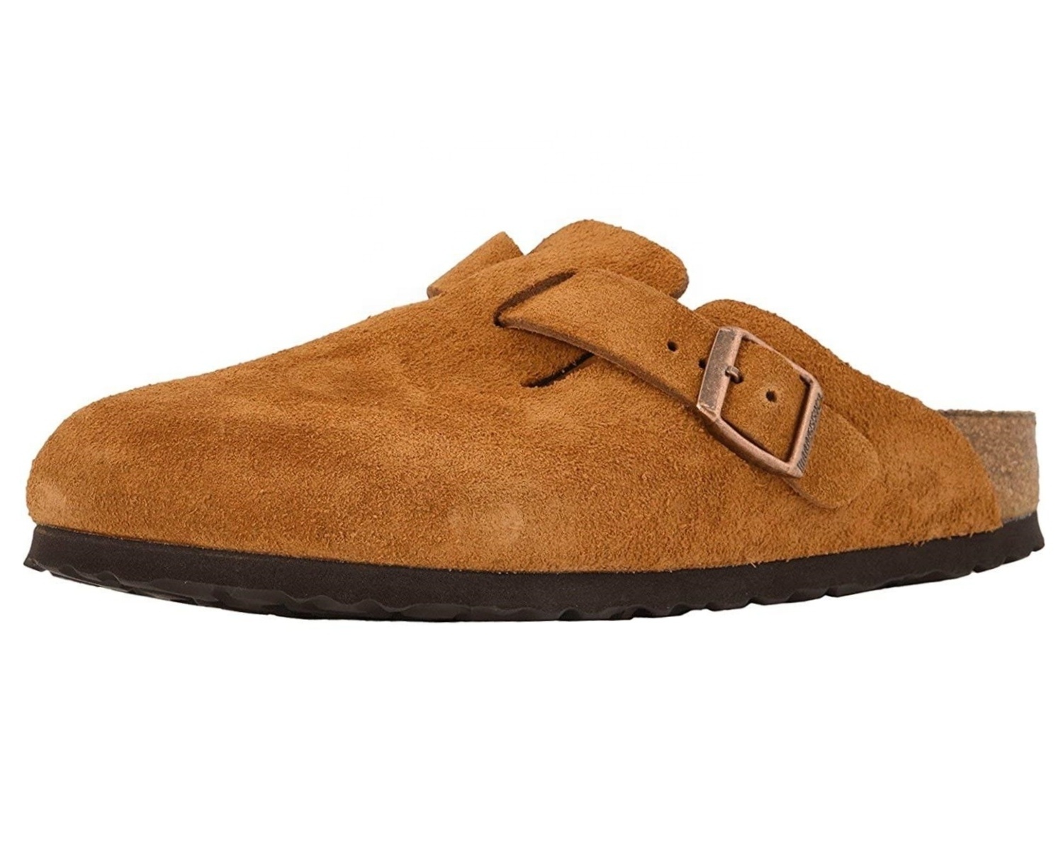 Factory Custom High Quality Men's Leather Mules,Cow Suede Cork Clogs for Indoor Outdoor