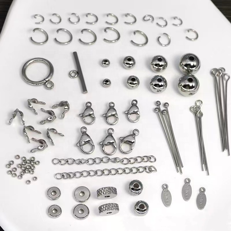 Jewelry Findings & Components stainless steel jewelry accessories beads for jewelry making lobster clasp charms for bracelets