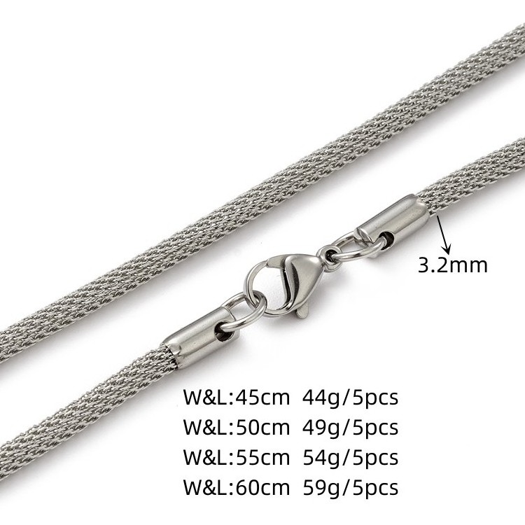 304 stainless steel fashion jewelry necklaces fine jewelry necklaces chain Cuban Link Chain for jewelry making