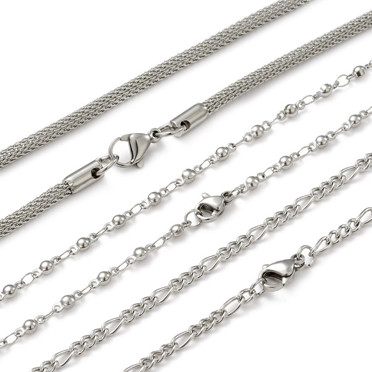 304 stainless steel fashion jewelry necklaces fine jewelry necklaces chain Cuban Link Chain for jewelry making