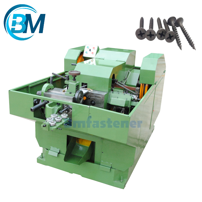 Automatic high speed 1 die 2 blow cold heading screw making machine for furniture wood screws drywall screw