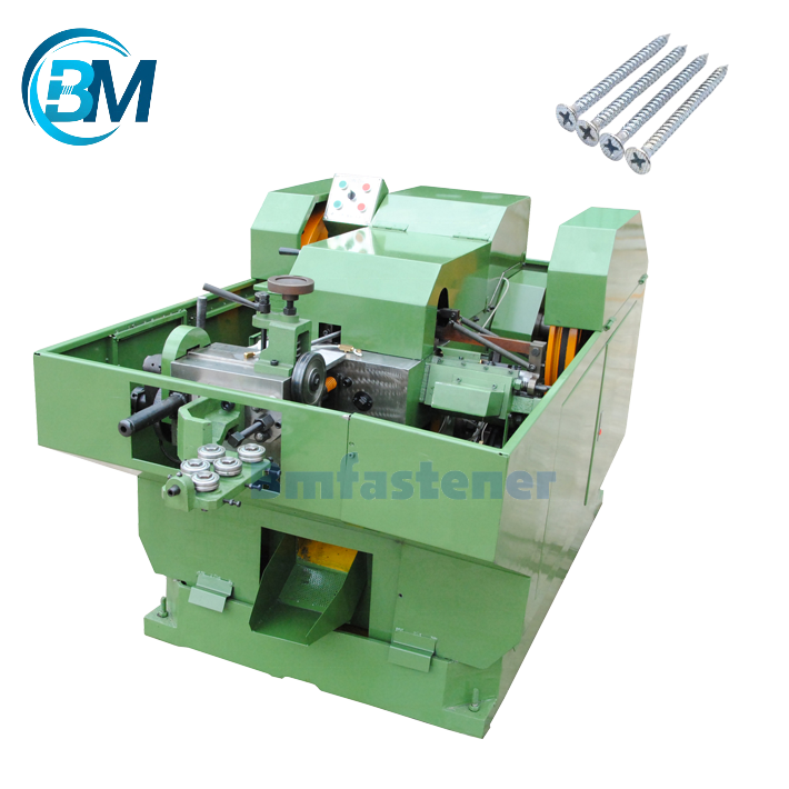 Automatic high speed 1 die 2 blow cold heading screw making machine for furniture wood screws drywall screw