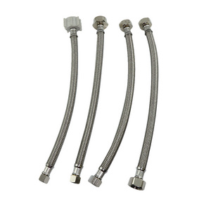 Flexible Faucet Connector PS50001 Stainless Steel Supply Hose Line Female Compression Thread Male Connector bath plumbing