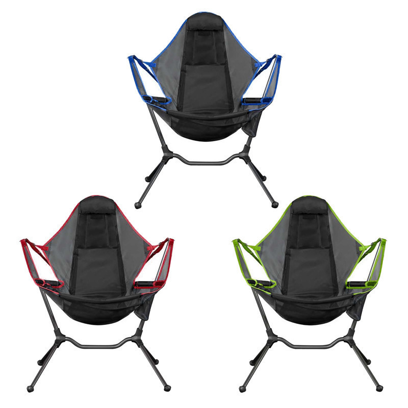 CHR008 Outdoor Leisure Rocking Chair Folding Fishing Camping Swing Chair