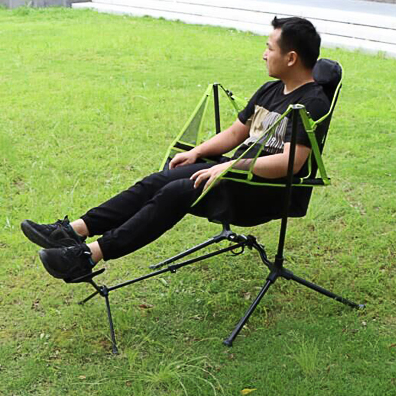 CHR008 Outdoor Leisure Rocking Chair Folding Fishing Camping Swing Chair