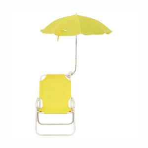 CHR027 Folding Armchair with Umbrella Fishing Camping Beach Chair for Children