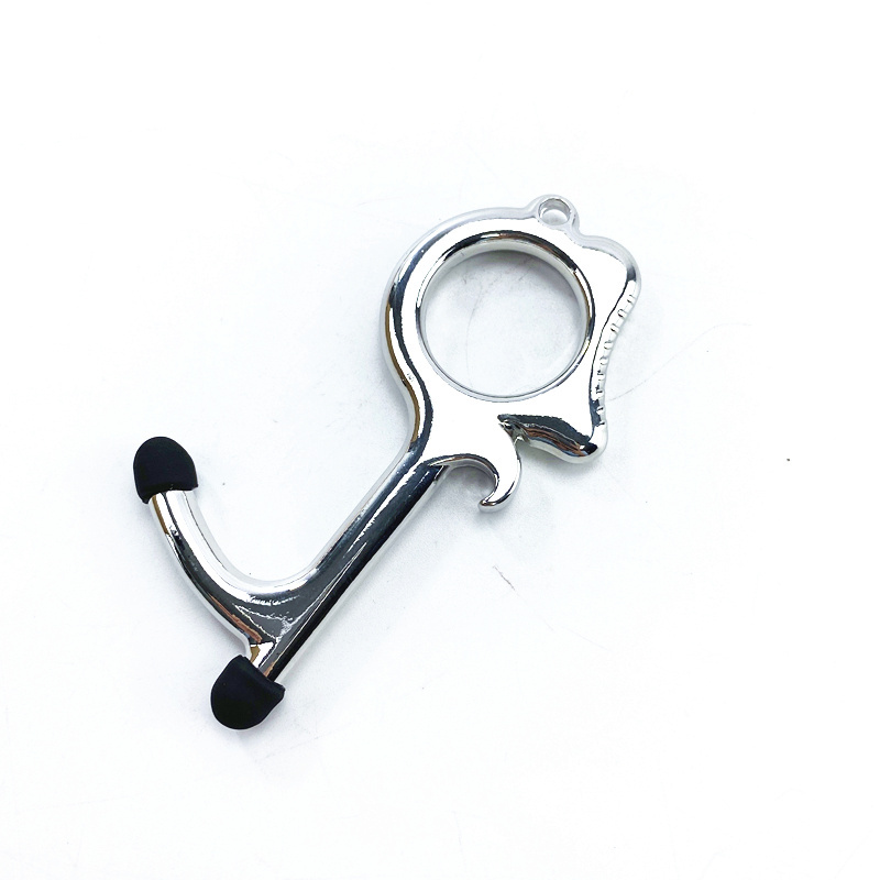 KBPN028 Multi-function door opener anti-contact bottle opener can touch the screen key chain