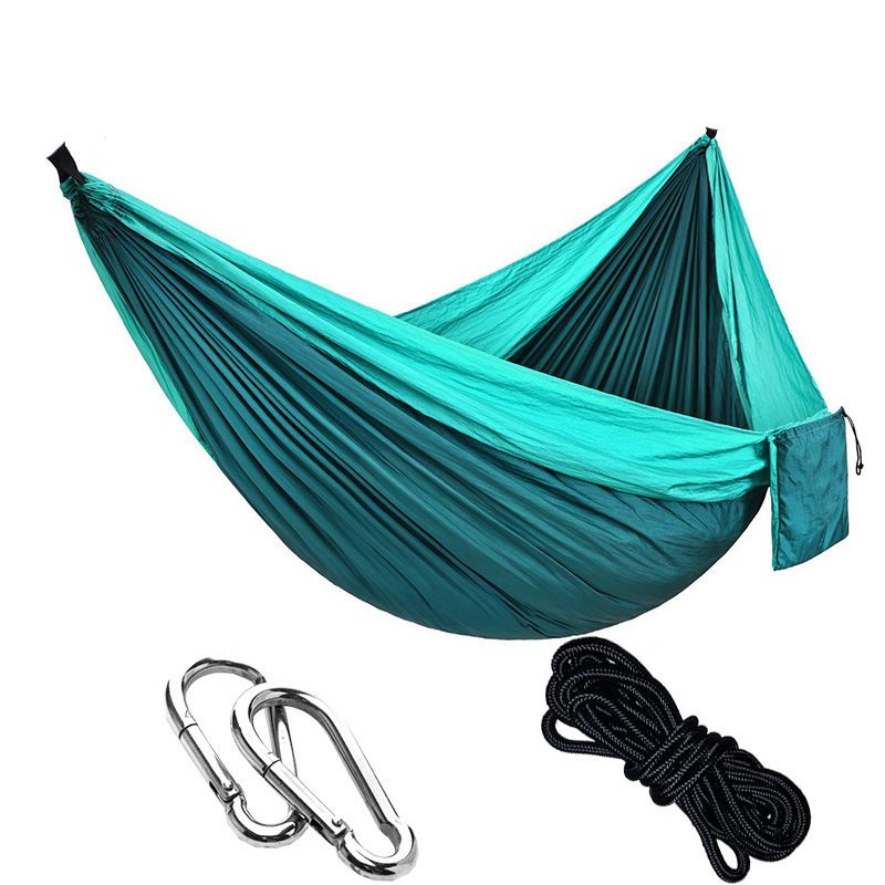 HAMK001 Factory Supply Customized Single Person Hammock Nylon Heavy Duty Camping Hammock