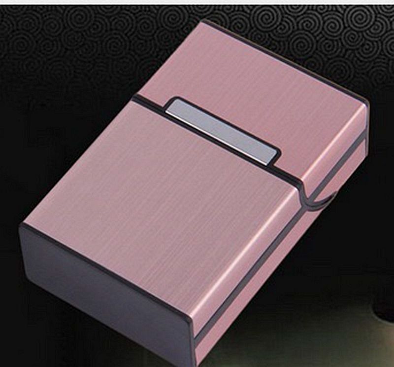 XYH003 Convenient Creative Storage Box Aluminium Alloy Cigarette Case Metal Magnetic Clasp Cigarette Case