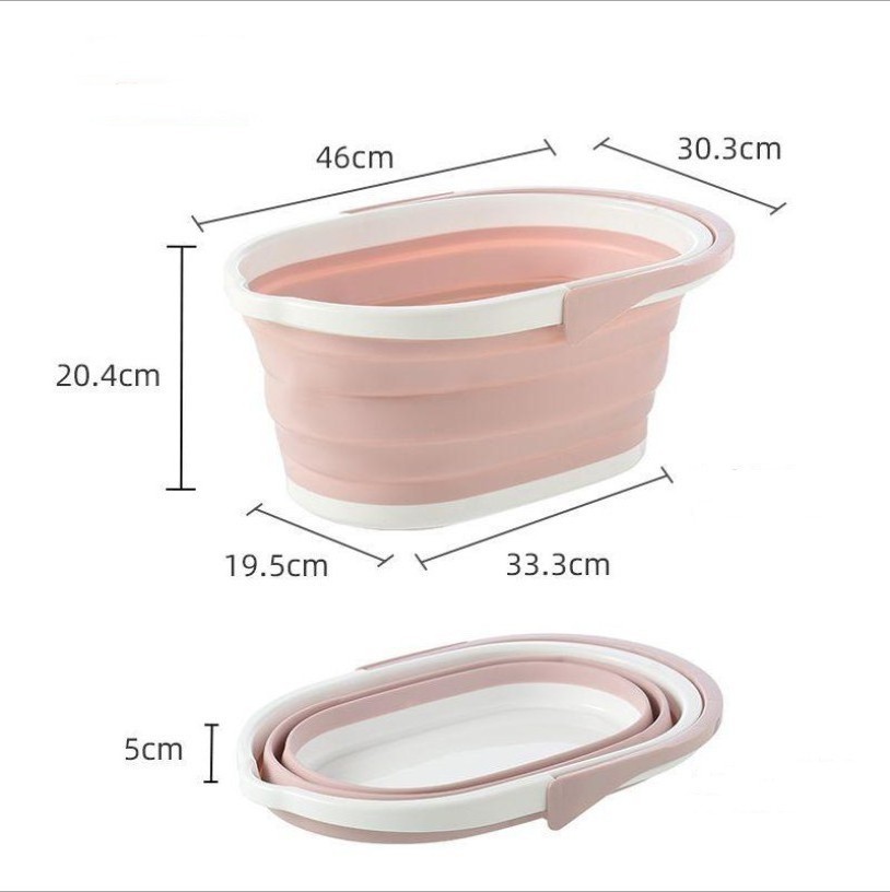 WAT010 15L Portable Washing Cleaning Foldable Water Bucket Collapsible Bucket for Garden Cleaning Mop