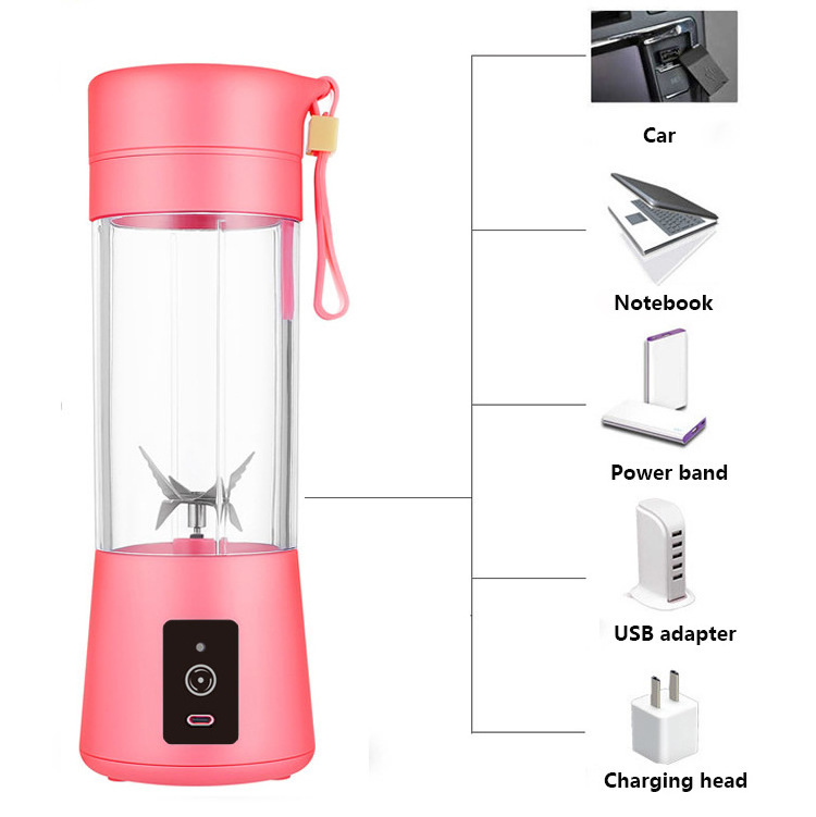 rechargeable electric orange mini travel fruit portable fresh professional usb extractor cirtrus juicer blender