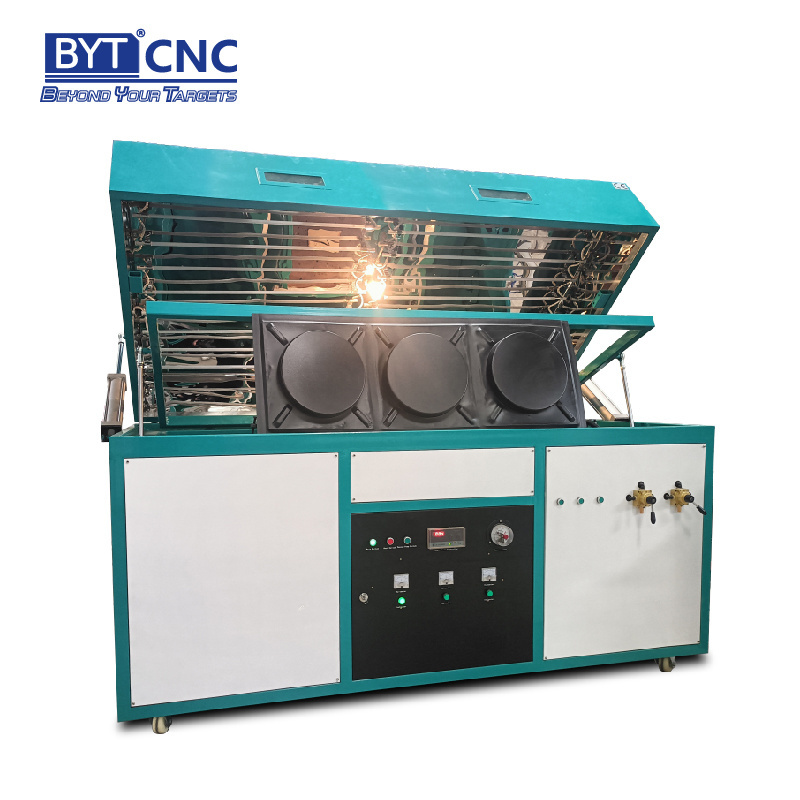 BYTCNC plastic brick moulds making ABS HIPS 3d panel vacuum forming machine for brick mould production