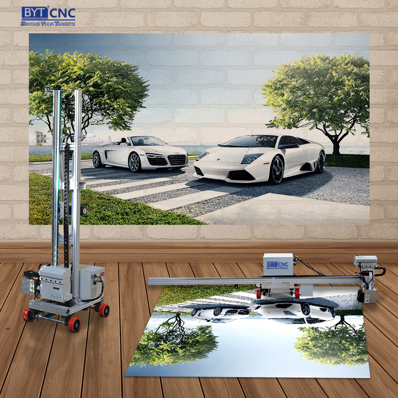 Automatic Wall floor 3D Printer Robot  wall printer painting machine price for 3d print wall machine inkjet printer