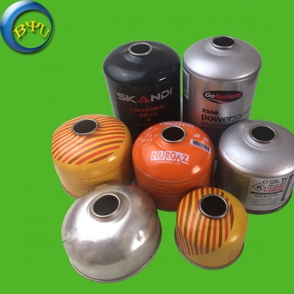 Butane gas cartridge cans with camping fuel gas cans and camping appliance cans by BYU