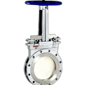 BIAOYI  factory valves price  PZ73H-16C/PZ73H-150LB knife gate valve stainless steel dn700