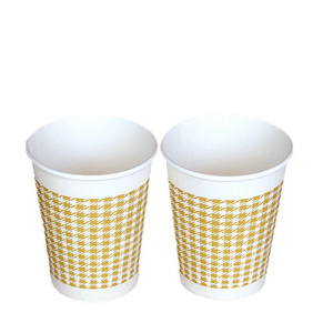 Customize Logo Design Printing 6/8/10/12/16 OZ Hot Coffee Disposable icecream milk tea Paper Cup with Sleeve