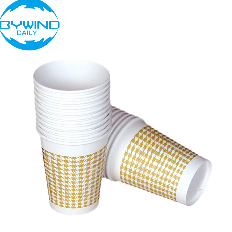 Customize Logo Design Printing 6/8/10/12/16 OZ Hot Coffee Disposable icecream milk tea Paper Cup with Sleeve