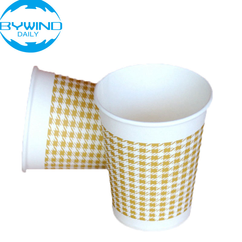 Customize Logo Design Printing 6/8/10/12/16 OZ Hot Coffee Disposable icecream milk tea Paper Cup with Sleeve