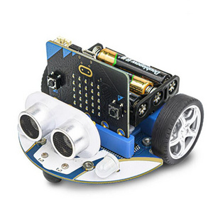 2023 Hot Microbit Cutebot Intelligent Car Tracing Obstacle Avoidance RC Makecode Graphical Programming Robot With Microbit Board