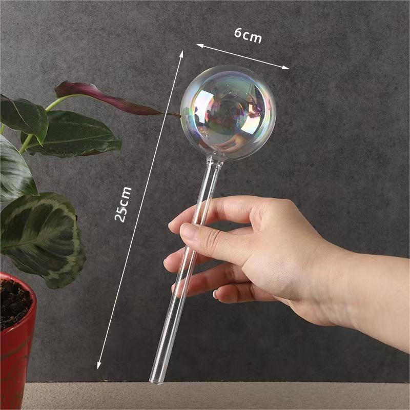 Customized Shape Glass Plant Watering Globes/Bulbs Clear Self Watering Devices Globes