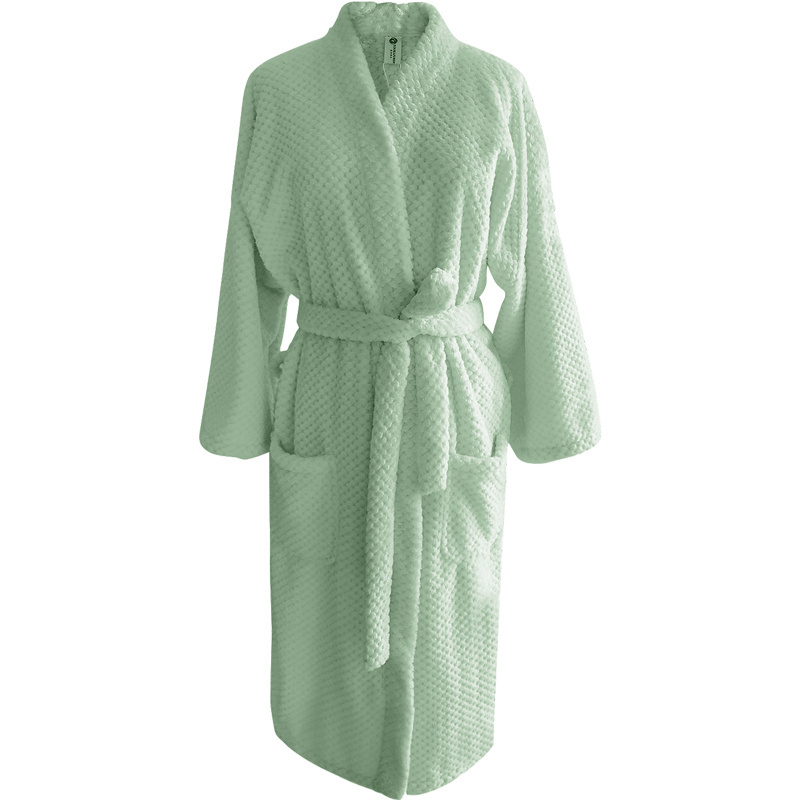 wholesale Custom Size Hilton Hotel Waffle Bathrobe For Spa Summer Bulk Bath Robes Kimono Collar