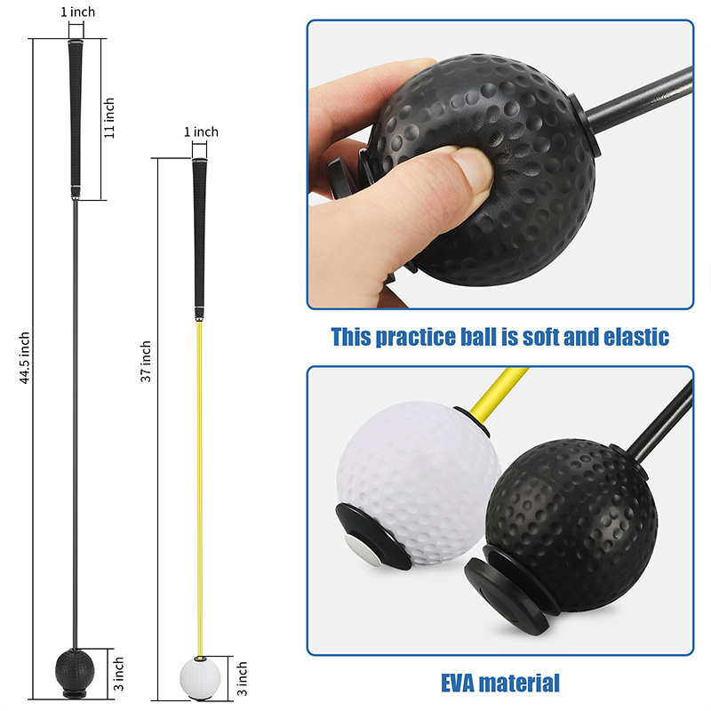 SPERDE  Golf Swing Trainer - Golf Swing Speed Trainer with Magnetic Sliding Timing Ball - Premium Swing Trainer Aid to Increase