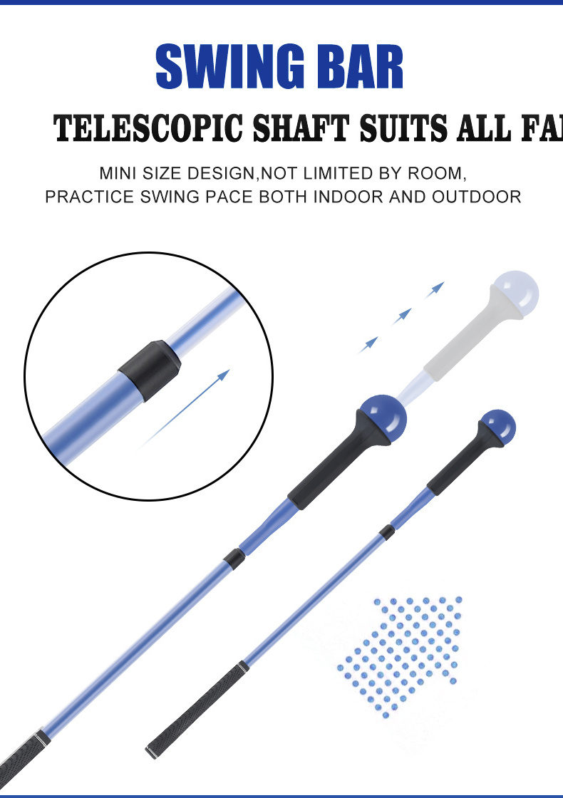 Wholesale Price Telescopic Indoor/Outdoor Golf Accessories Whole Family Golf Training Aid Kid Golf Trainer