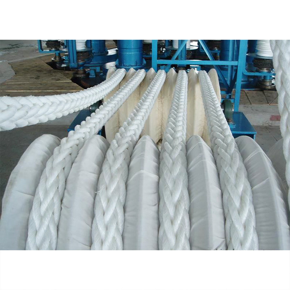 60mm polyester rope used mooring ship hawser nylon rope to shanghai port