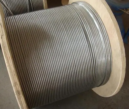 Cableways stainless steel rope 7X7 wire Rope 316 Stainless Steel Cable