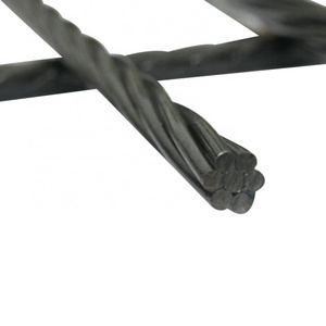 Wholesale Price High Carbon 7 Wire 9 53mm Low Relaxation Post Tensioned Cable PC Steel Strand