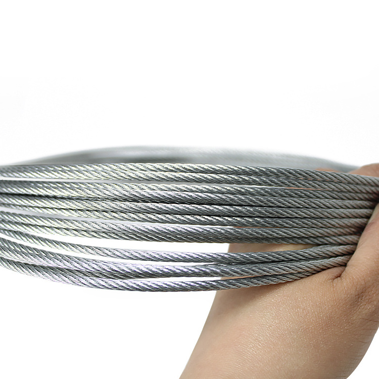 galvanized air craft steel wire rope, cut to length steel wire rope made in Korea