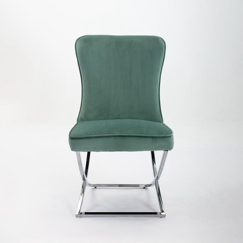 2024 New style  Black Green Hans Wegner Chairs Cushion Wing leather Dining Chair dining room furniture