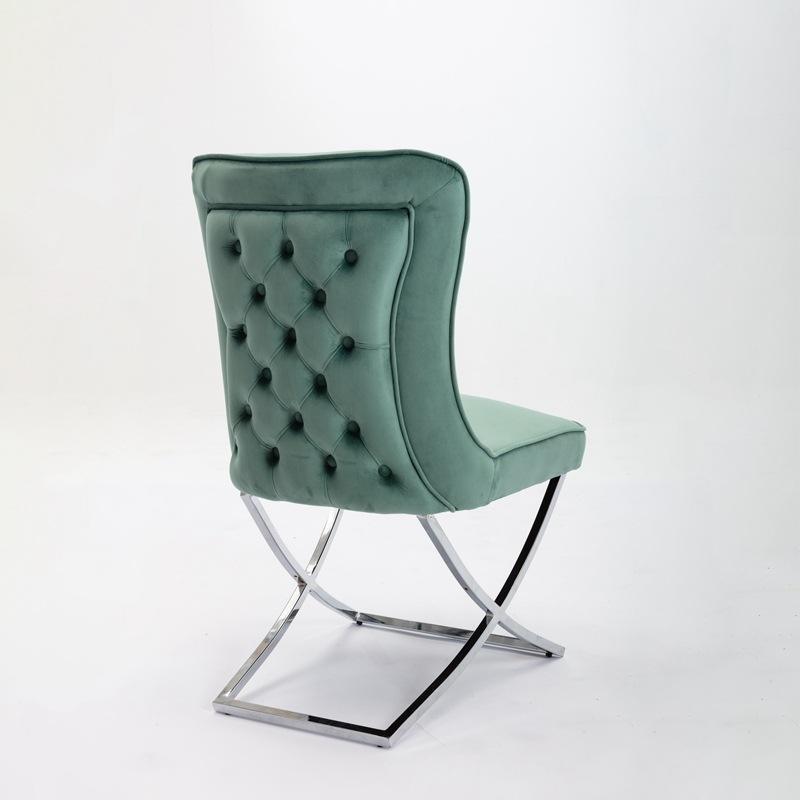 2024 New style  Black Green Hans Wegner Chairs Cushion Wing leather Dining Chair dining room furniture