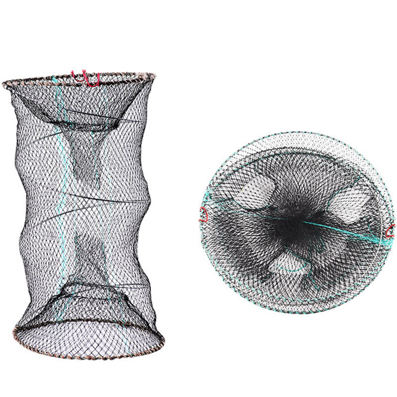 Customizable Length High Strength Multifilament Nylon Hand Net Sea Pot Fishing Cage Trap for Shrimp Small Fish Double Knot Type