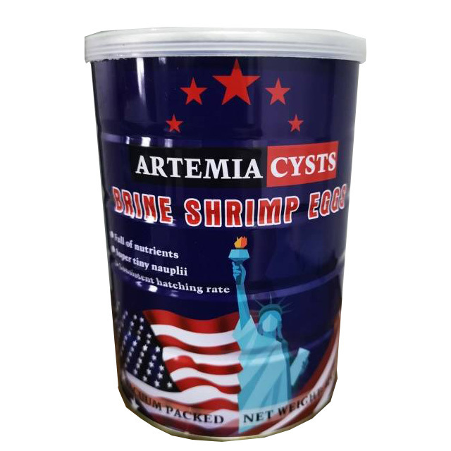 China Factory High Protein Artemia Cysts Brine Shrimp Eggs for newborn fish food Ornamental Fish feed food