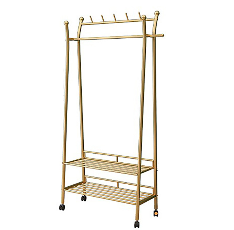 Manufacturers coat rack stand with shelf clothes hanger with storage