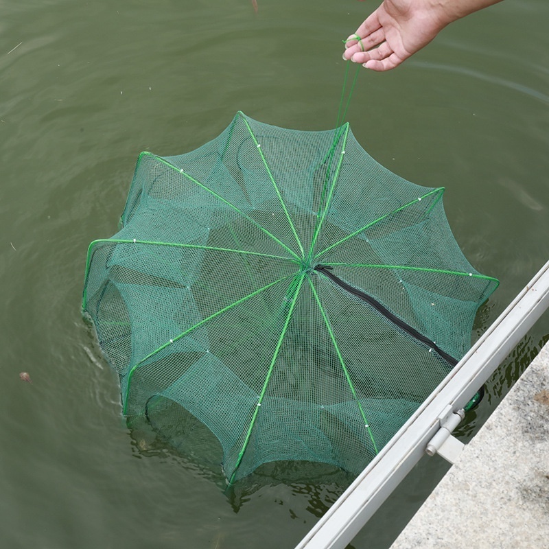 Aquaculture Trap Crab Cage Polygon Crayfish Fish Breeding Cast Fish Net for Capturing Scallops Crab Fish Hand-made Customized