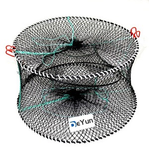 Hot Selling Cheap Price plastic coated Fish Shrimp Crab pot Cage Round Fishing Crab Traps