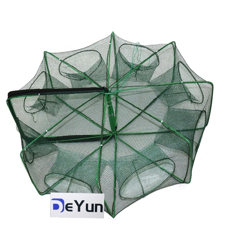 Aquaculture Trap Crab Cage Polygon Crayfish Fish Breeding Cast Fish Net for Capturing Scallops Crab Fish Hand-made Customized