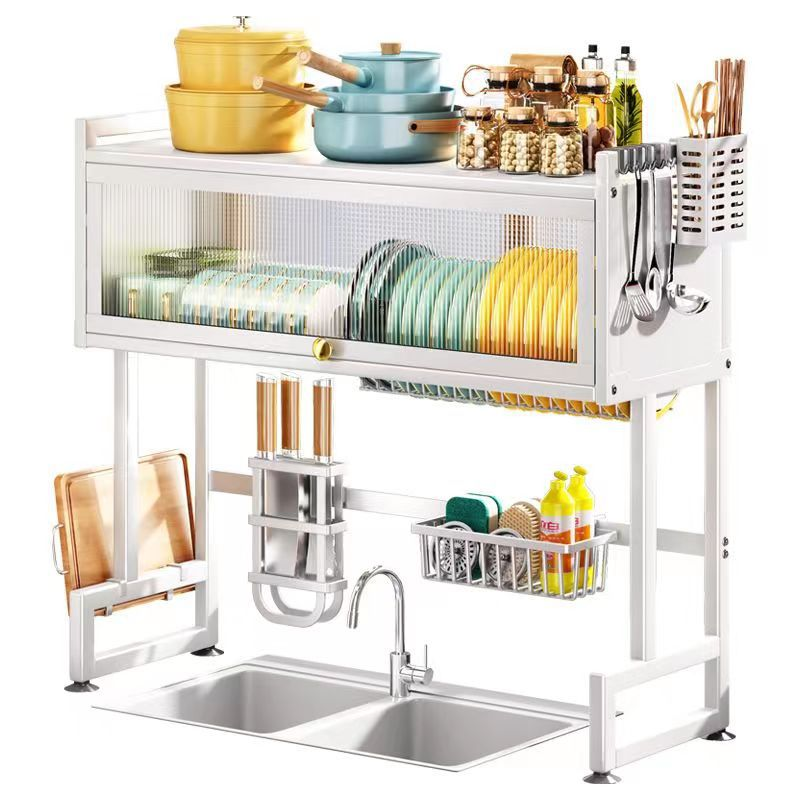 Household kitchen storage rack multifunctional shelf  kitchen storage wall kitchen hanging rack dish rack