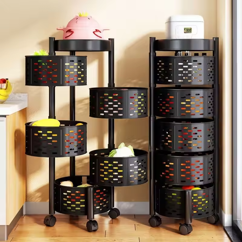 5 Tier Vegetable And Fruit Rack Degree Basket Fruit Vegetable Storage Rack Vegetable Rack For Home