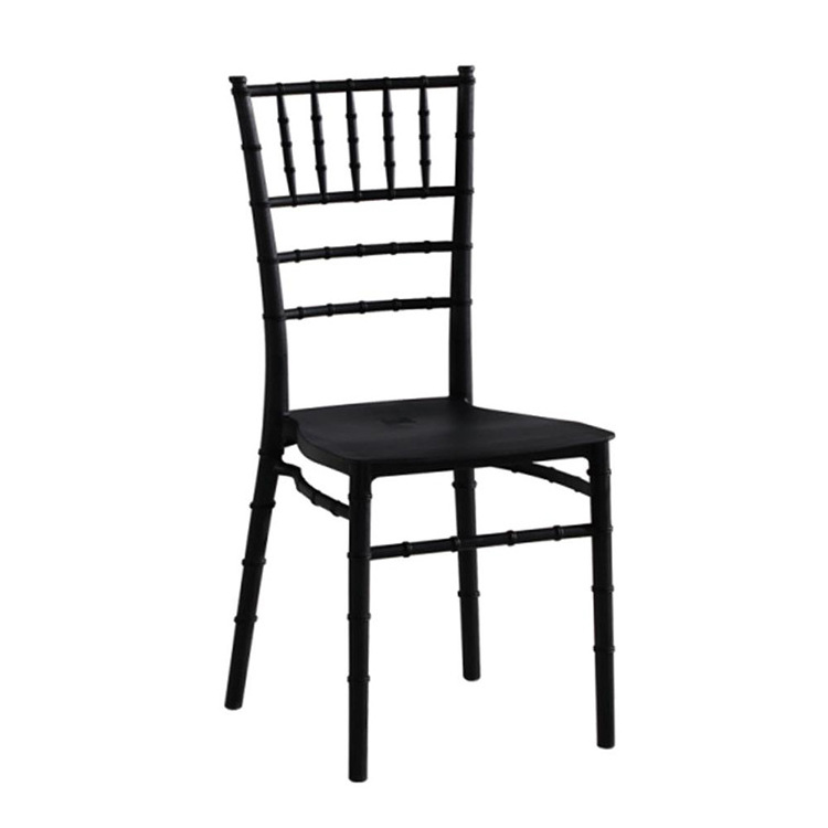 Bazhou Factory Wholesale Hotel Furniture Stackable Dining Wedding Chairs White Plastic Bamboo Chair With Cheap Price